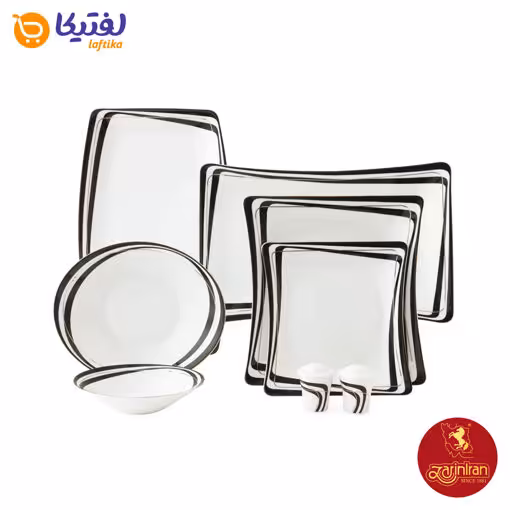 سرویس چینی زرین وینچی زیبرا 6 نفره 30 پارچه