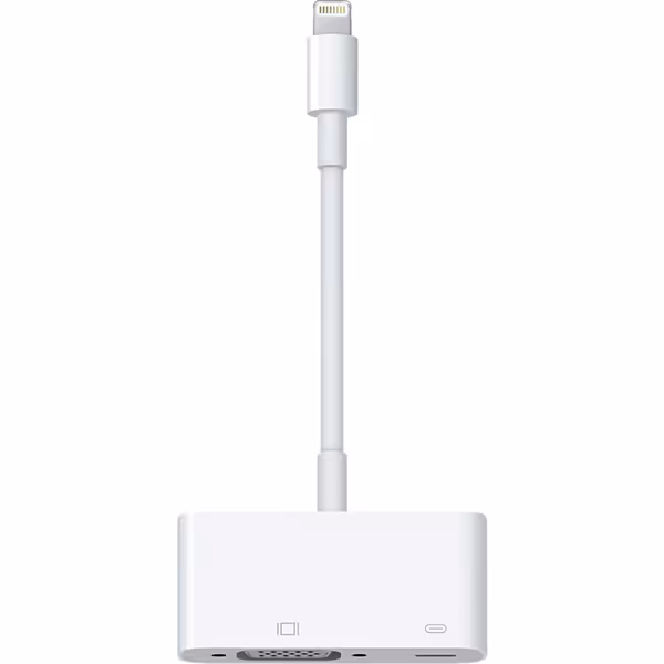 کیت آداپتور اورجینال اپل تبدیل لایتنینگ به VGA - Hiapple.ir