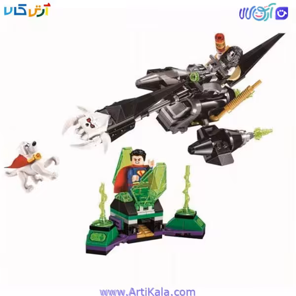 لگو 219 قطعه سوپرمن و کریپتو bela 10842