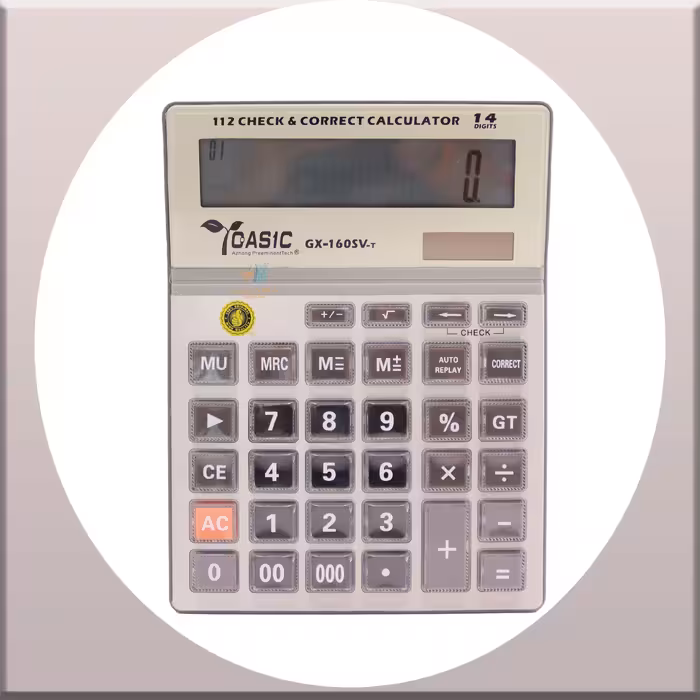 ماشین حساب کاسیک مدل GX-160SV-t -فروش کلی ماشین حساب الکتوبکا 2728