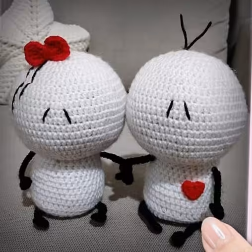 عروسک قلاب بافی بیگلی و میگلی
