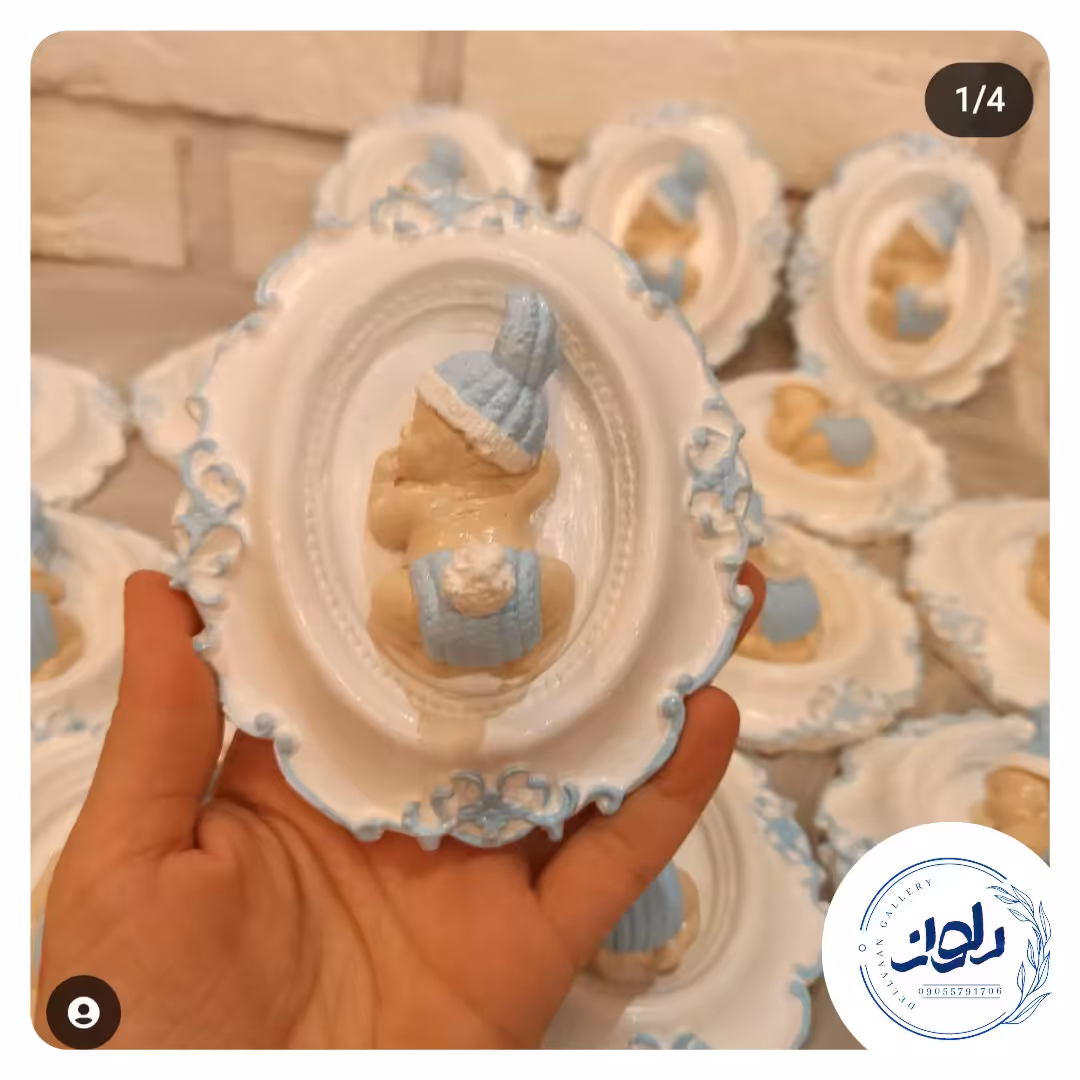 گیفت قاب و نینی کلاه خرگوشی 