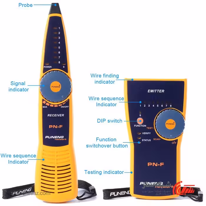 قیمت و خرید تستر ردیاب کابل پوننگ Puneng PN-FC شبکه Tester Finder - شبکه ساز