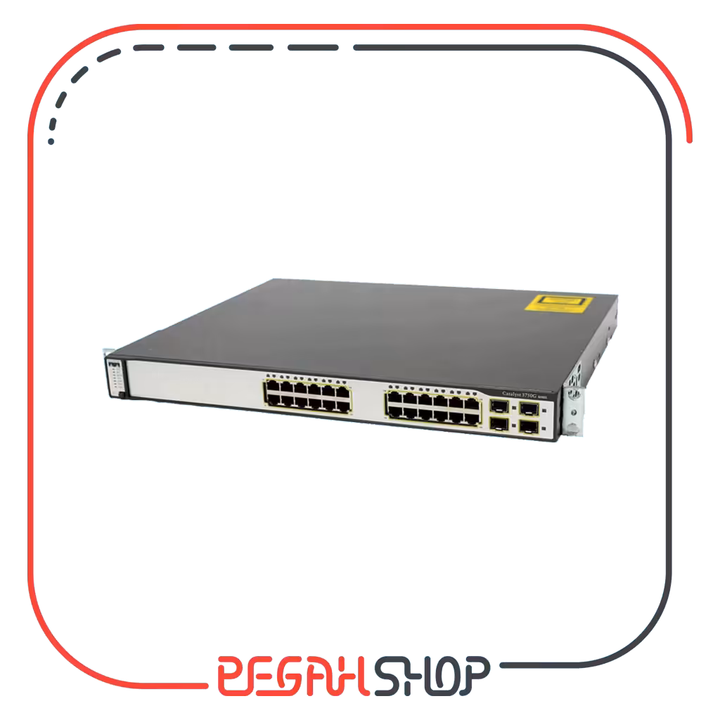 سوئیچ 24 پورت برند Cisco مدل WS-C3750G-24PS-S