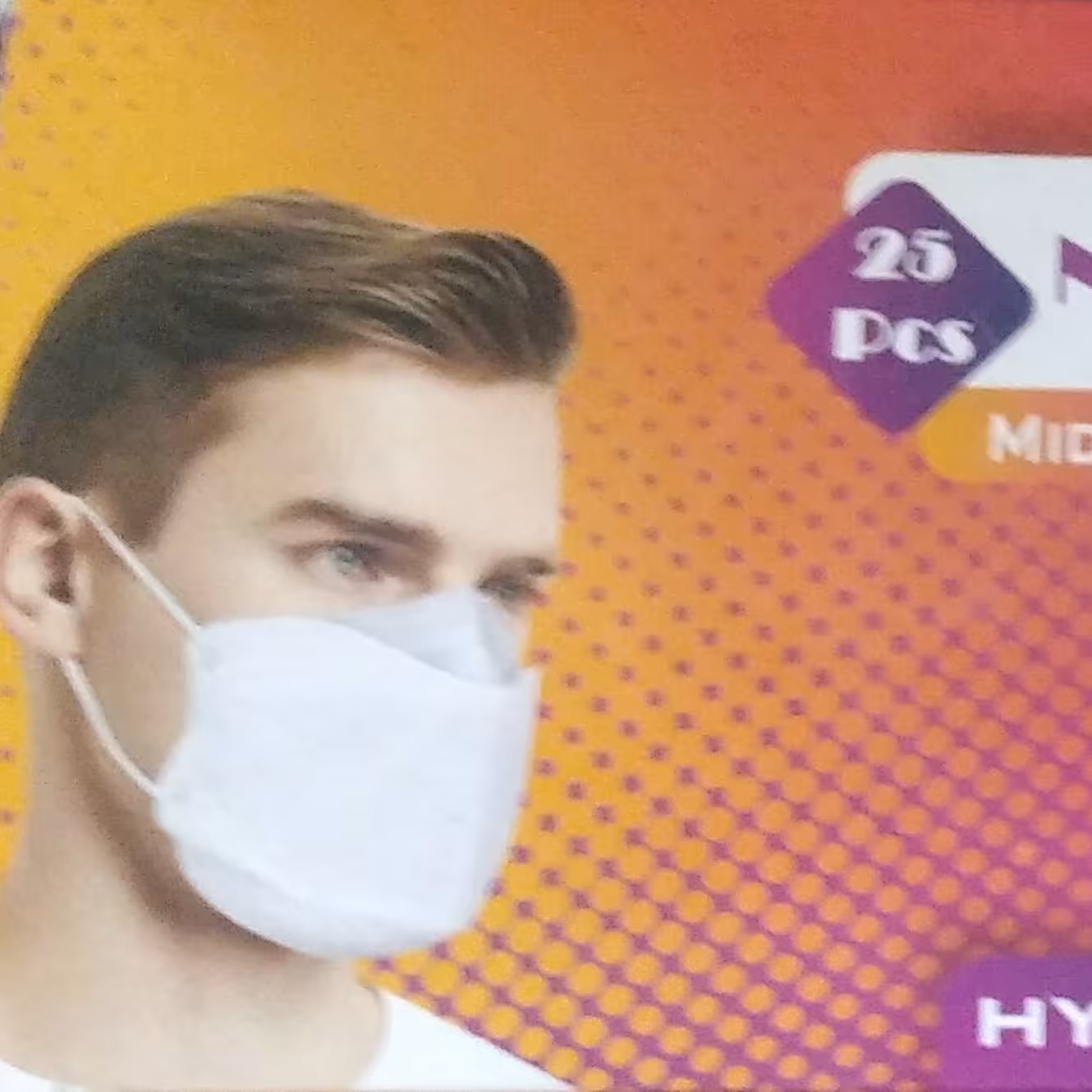 ماسک سه بعدی  25 تایی