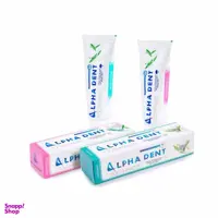 خمیر دندان آلفادنت (Alpha Dent) مدل Sensitive و Whitening حجم 75 میلی لیتر