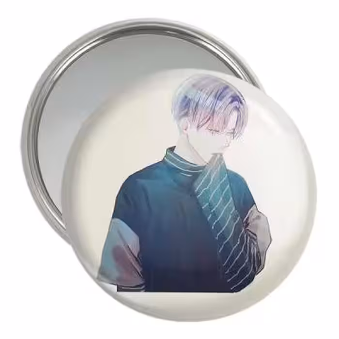 آینه جیبی خندالو مدل لیوای انیمه اتک آن تایتان Attack on Titan کد 18597