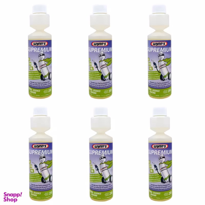 اکتان بوستر و مکمل سوخت وینز مدل سوپرمیوم حجم 250 میلی لیتر بسته 6 عددی