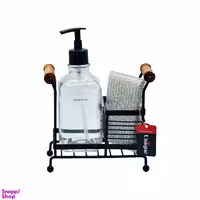 مخزن مایع ظرفشویی یونیک کد 2955 به همراه استند و اسکاچ