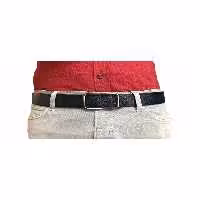 کمربند آبی مردانه و زنانه چرم اصل جدید سرمه ای بادوام با سگک نیکل مشکی 4 سانتی متری GoDeri