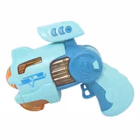 تفنگ موزیکال، چراغدار و پروجکشنی اسباب بازی رنگ آبی کد vva164