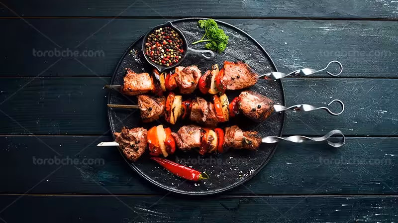 عکس کباب | گرافیک با طعم تربچه