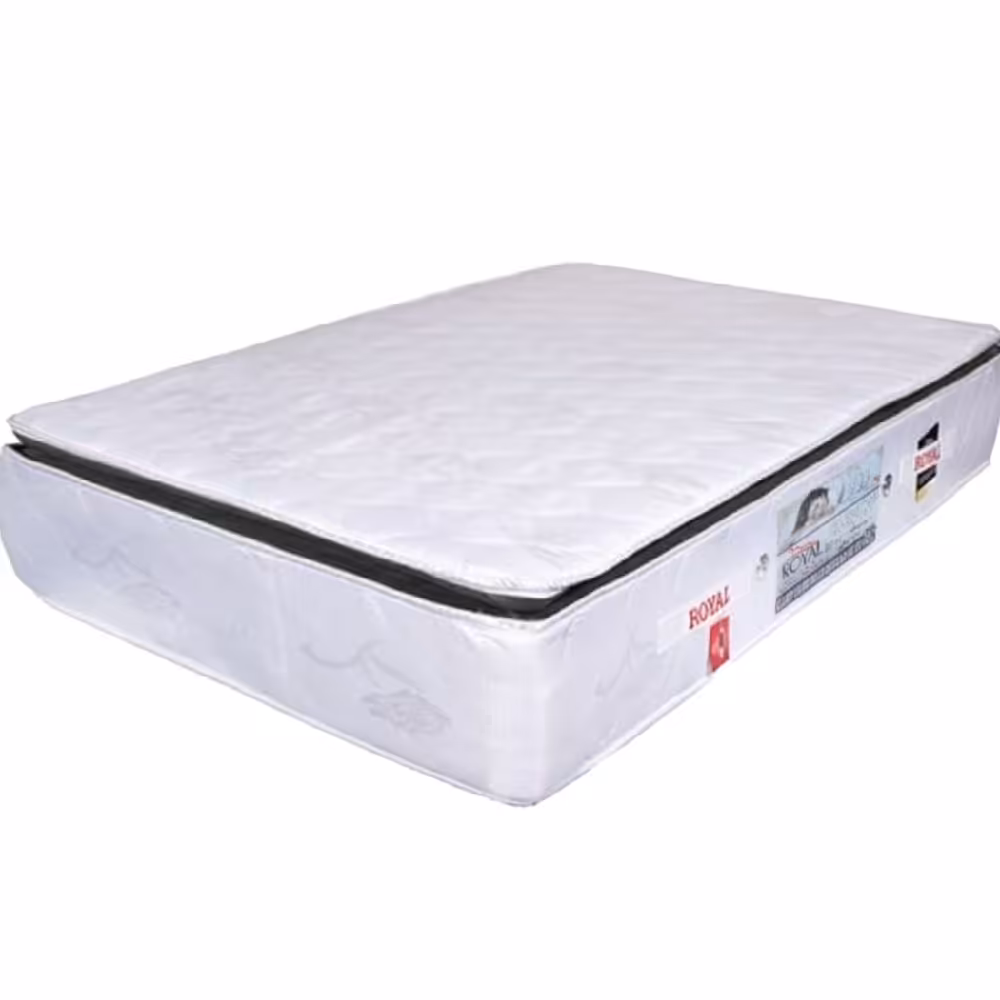 تشک رویال یک نفره سوپر طبی فنری پددار 5 سانت  10سال ضمانت مدل پدیک 90در200