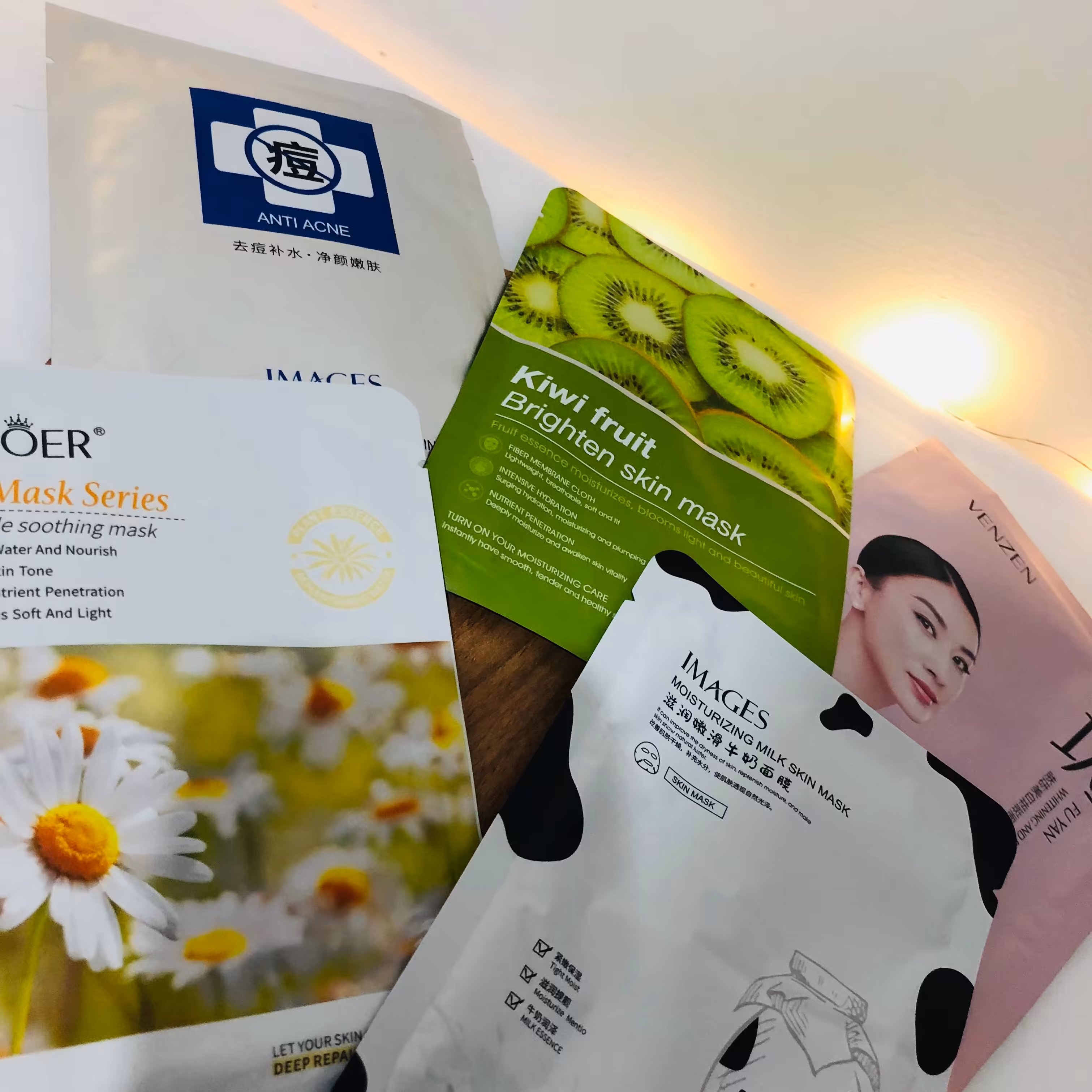 ماسک صورت ورقه ای پک 5عددی