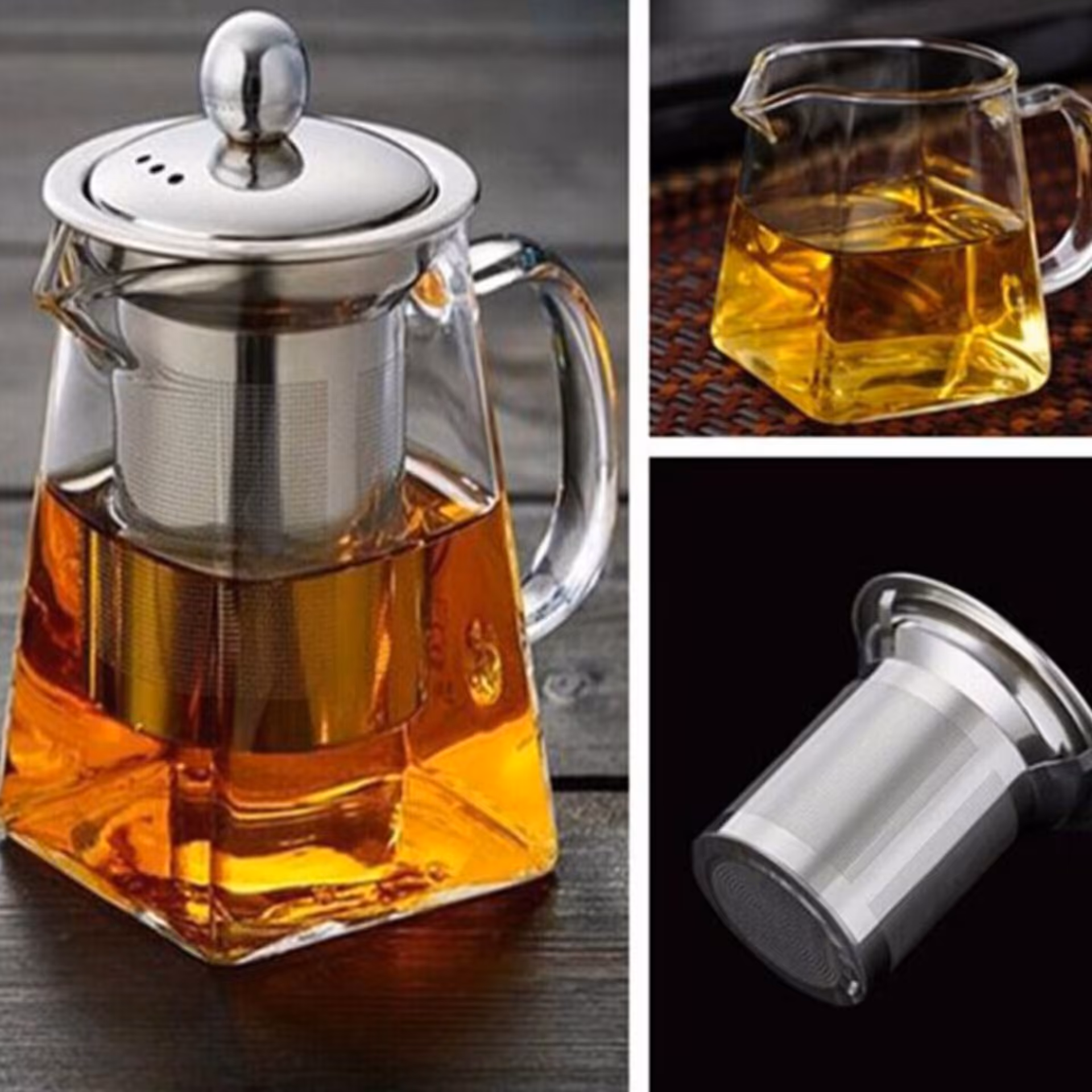 قوری پیرکس مربعی
حجم 750 میلی لیتر
قابل گذاشتن روی شعله