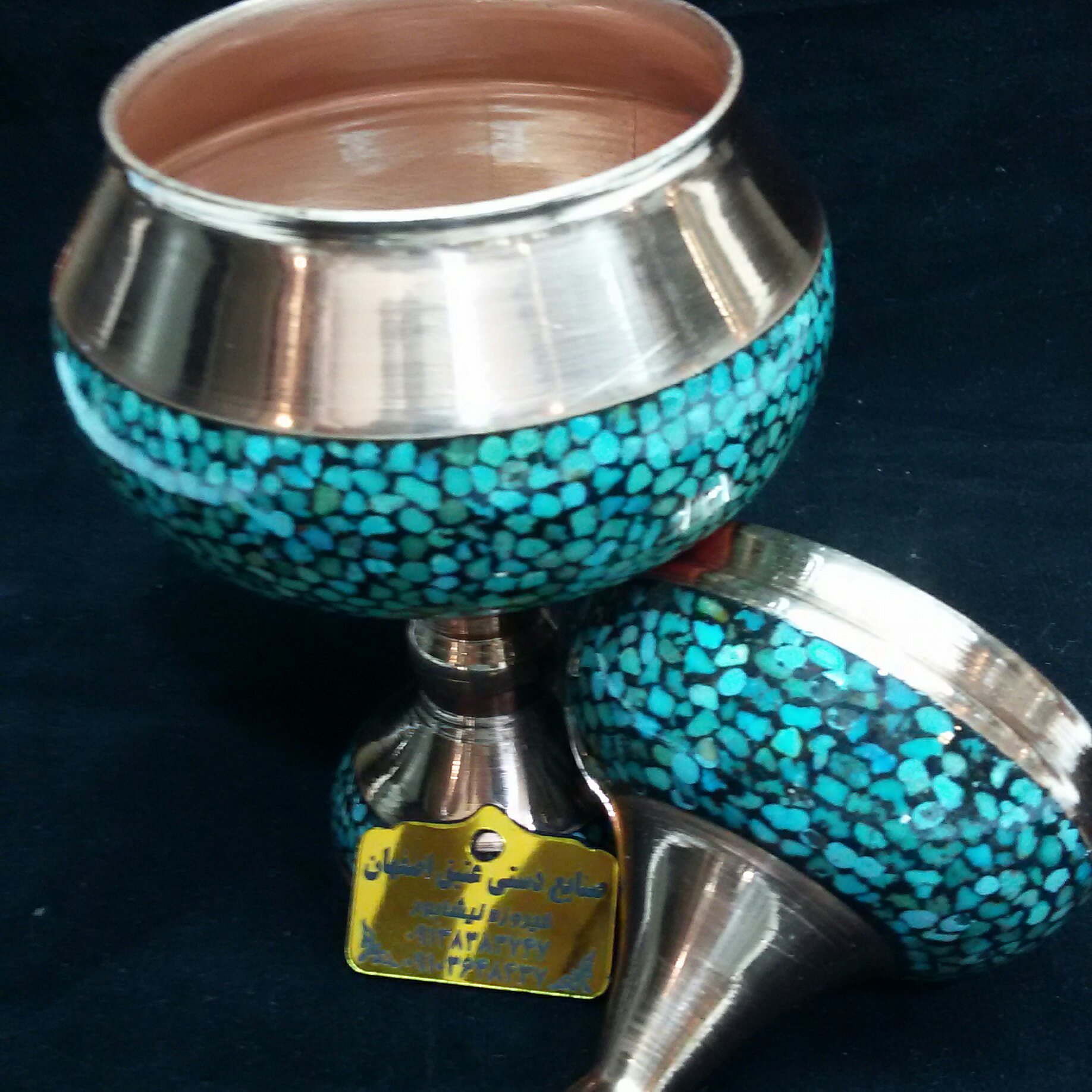 شکلات خوری نقلی فیروزه