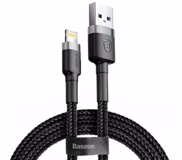 کابل تبدیل USB به لایتنینگ باسئوس مدل CAFULE CALKLF-A طول 0.5 متر