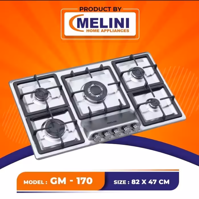 اجاق گاز صفحه ای ملینی مدل GM-170-استیل