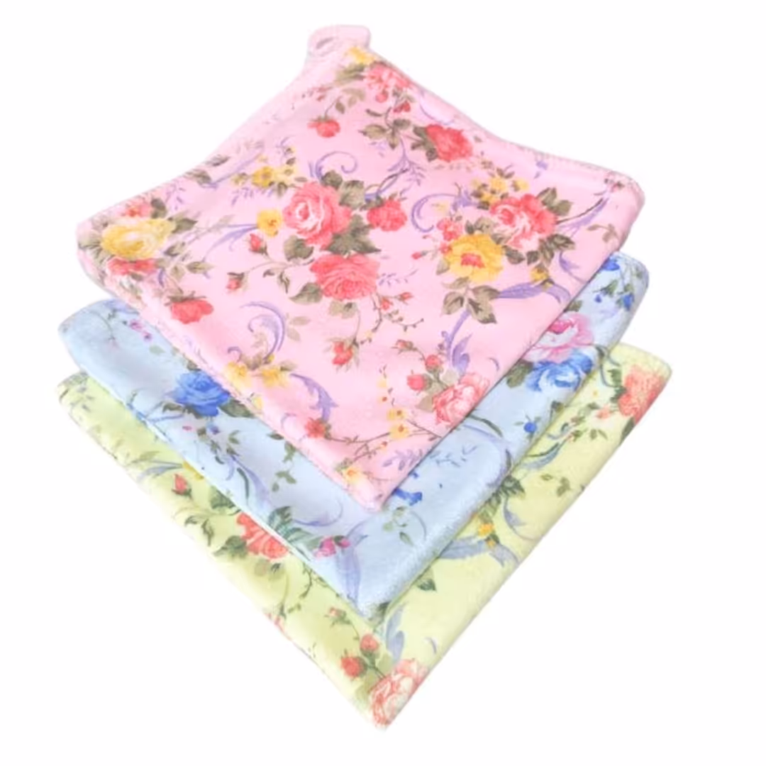 دستمال حوله ای چهل درچهل طرحدار