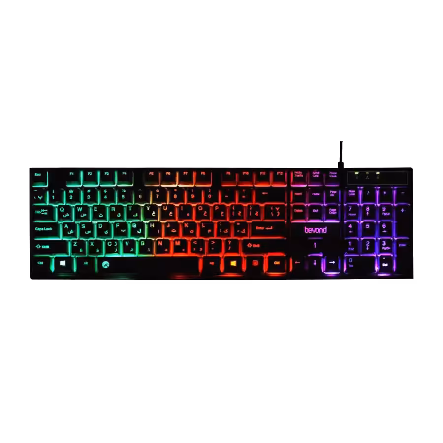کیبورد بیاند مدل BK-7120 RGB مشخصات، آخرین قیمت و خرید
