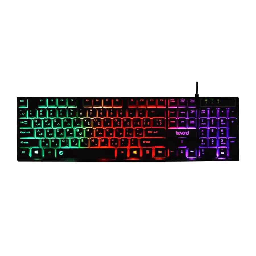 کیبورد بیاند مدل BK-7120 RGB مشخصات، آخرین قیمت و خرید