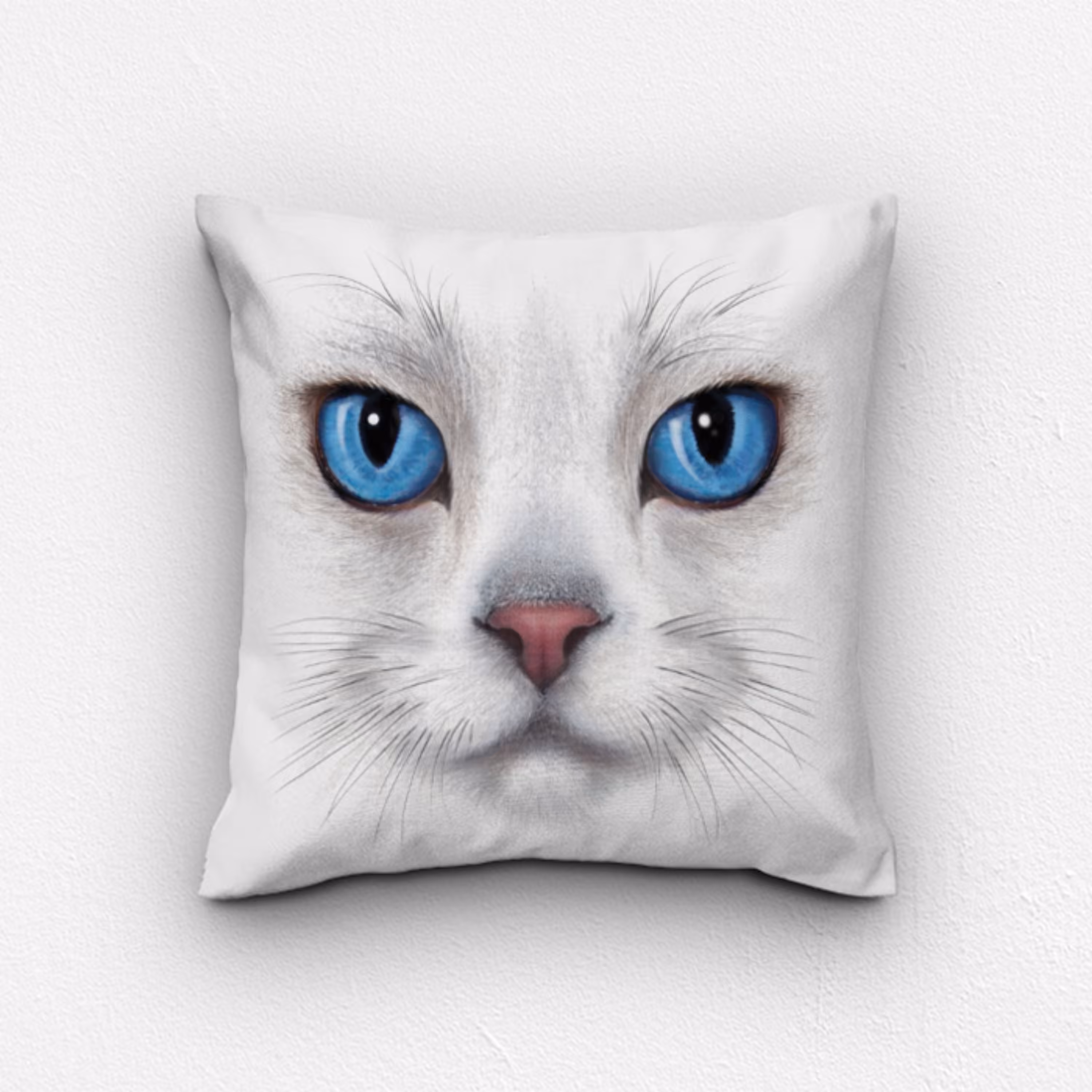 کوسن فانتزی مدل گربه سفید 019