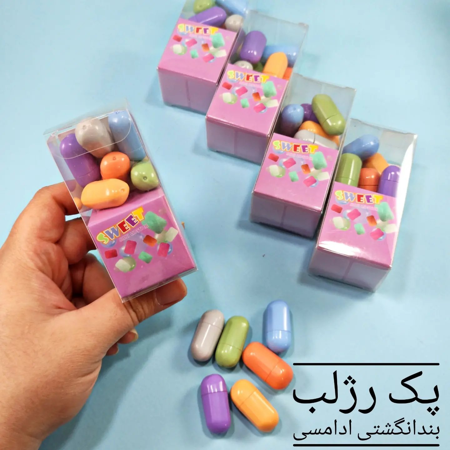 پک رژلب6تایی ادامسی