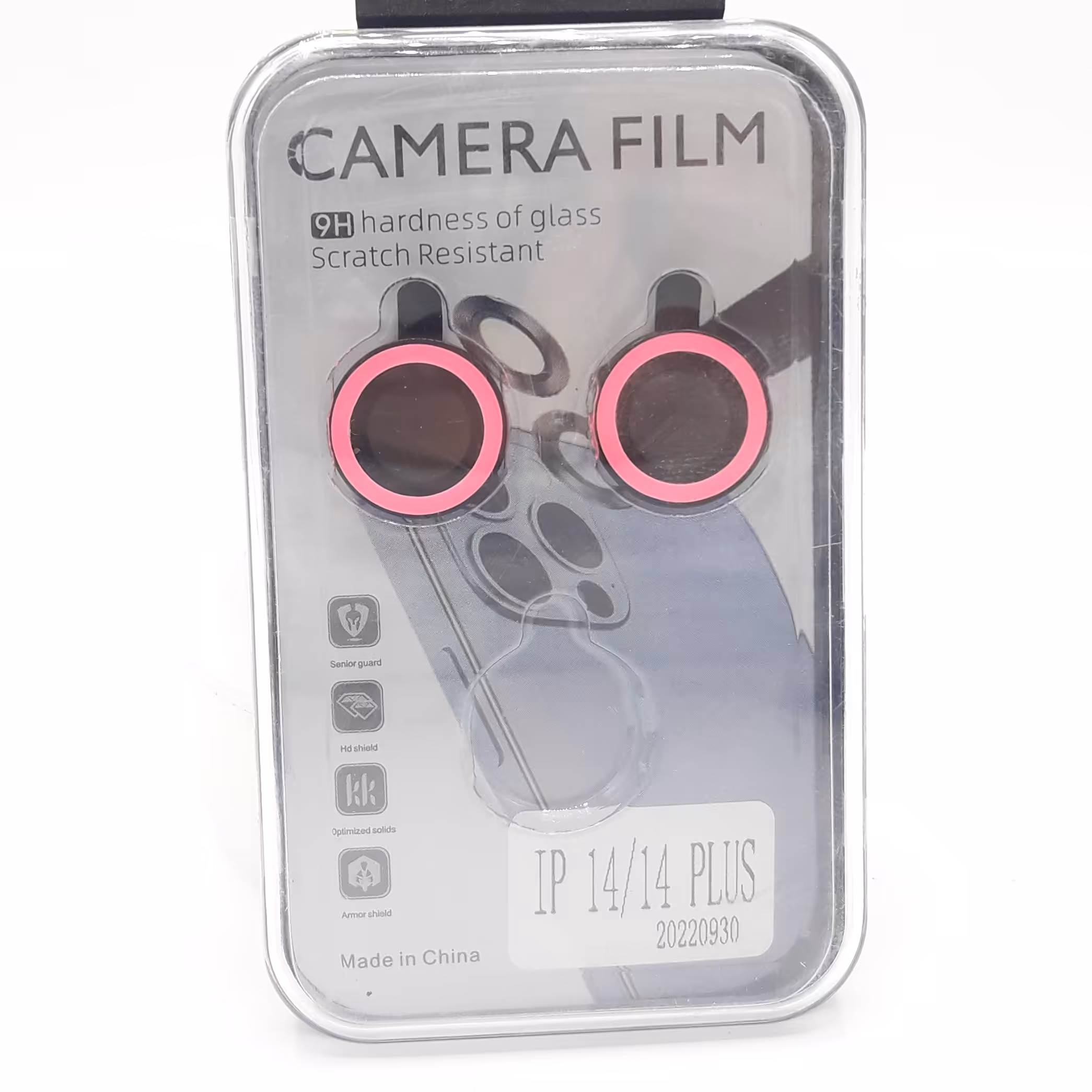 محافظ لنز دوربین شب رنگ آیفون14 و 14پلاس رنگ صورتی