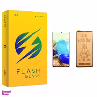 محافظ صفحه نمایش سرامیکی فلش مدل Clear مناسب برای گوشی موبایل سامسونگ Galaxy A71