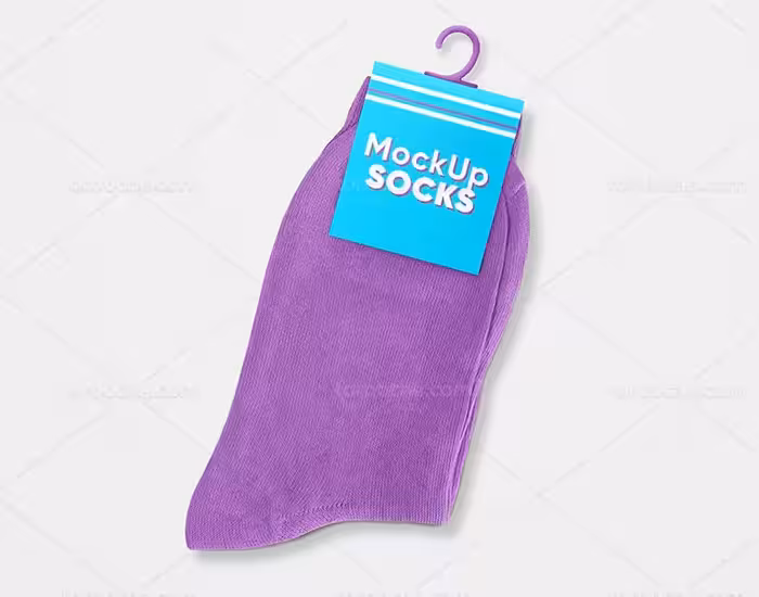 موکاپ جوراب | گرافیک با طعم تربچه