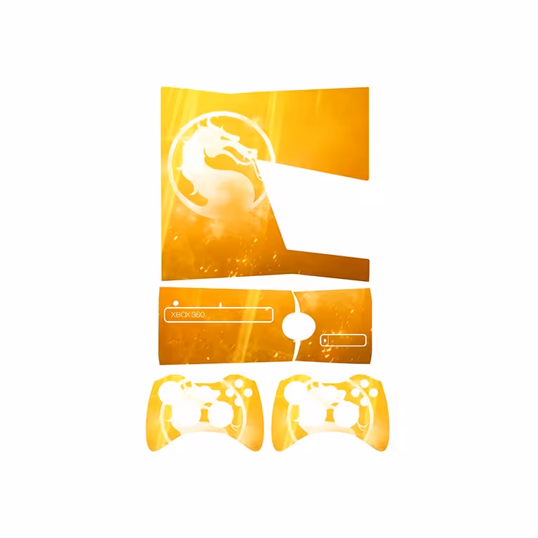 اسکین(برچسب)Xbox 360 اسلیم -طرح mortal kombat-مدل اسلیم-کد5-سفارشی