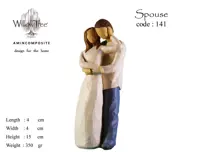 مجسمه ویلوتری مدل همسر کد 141 WillowTree Spouse 141 Statue