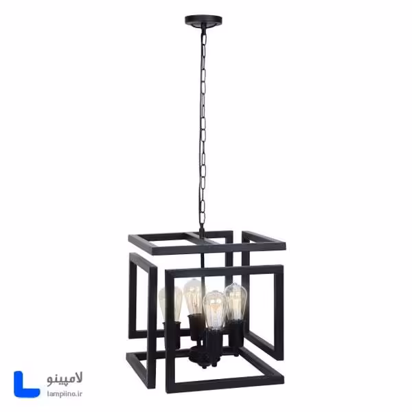 چراغ آویز چهار شعله فلزی مدل BAM-2094
