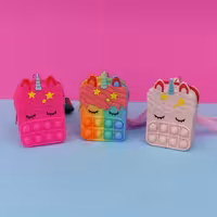 کیف و جاسوئیچی سیلیمونی مدل یونیکورن