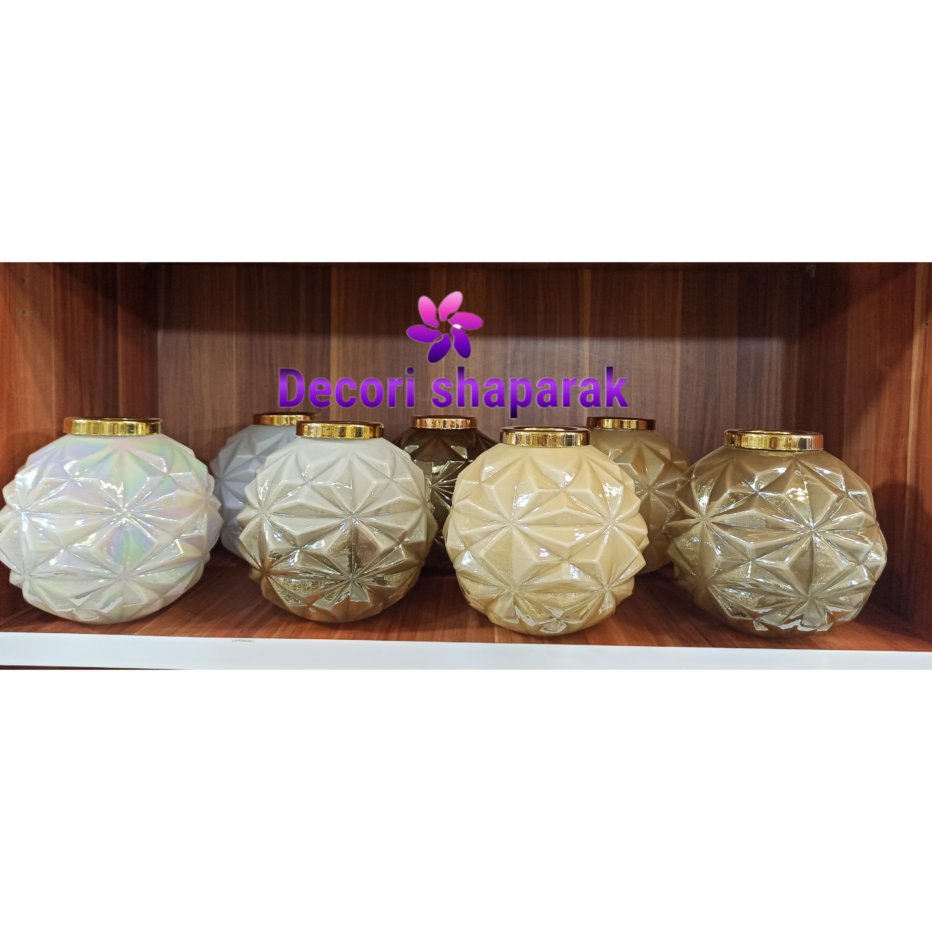 گلدان دکوری تزیینی مدل ژالین کیفیت لعابکاری درجه یک رنگ ثابت(ارسال رایگان)