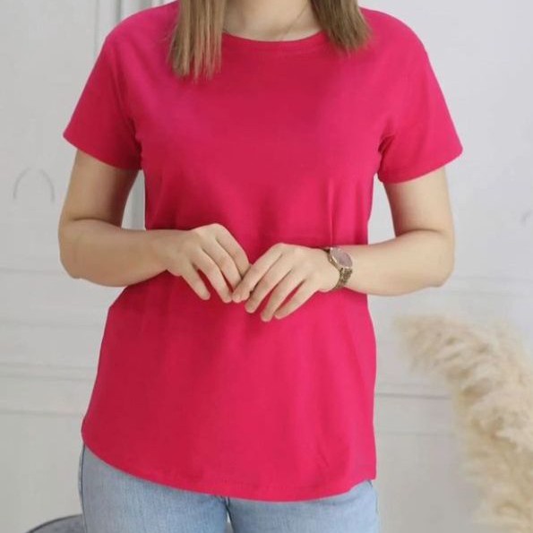 تیشرت ساده رنگی زنانه