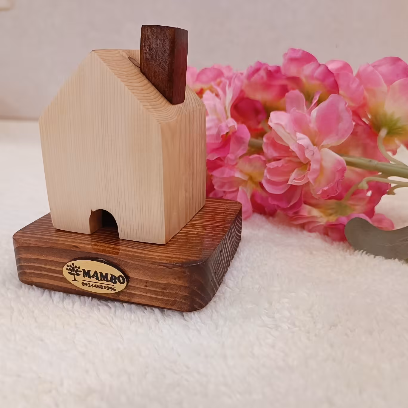 جا عودی چوبی  طرح کلبه ( ارسال پس کرایه )