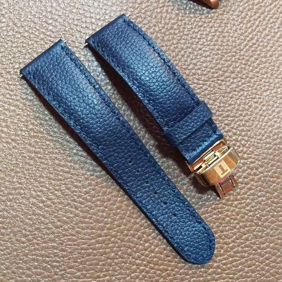 بند ساعت چرم گاوی  با سگک