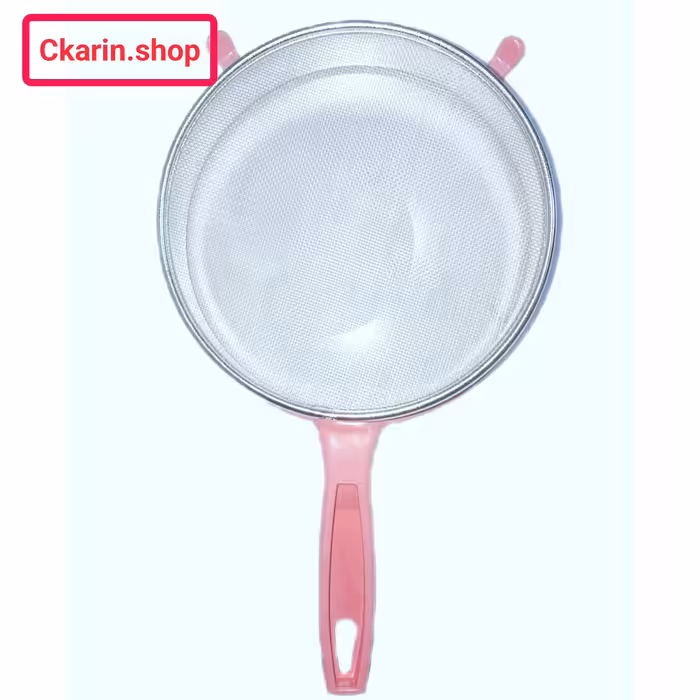 الک دسته دار پلاستیکی رنگ بندی صورتی وسبز 