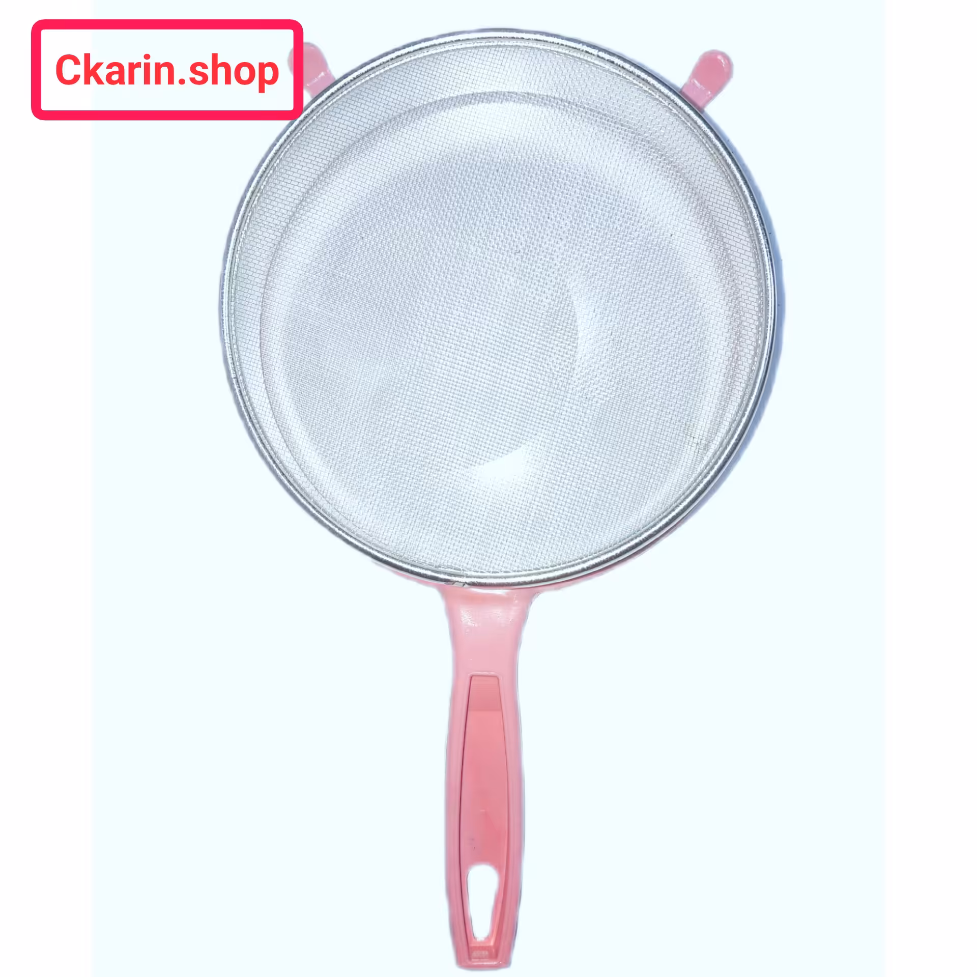 الک دسته دار پلاستیکی رنگ بندی صورتی وسبز 