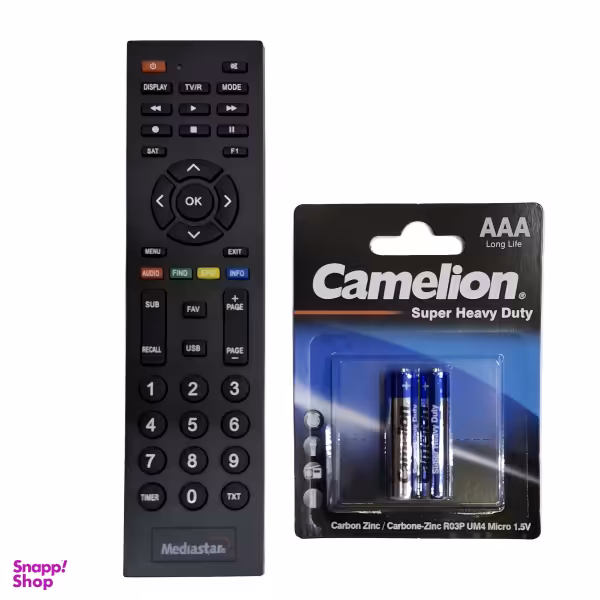 ریموت کنترل مدیا استار مدل MS3500 به همراه باتری