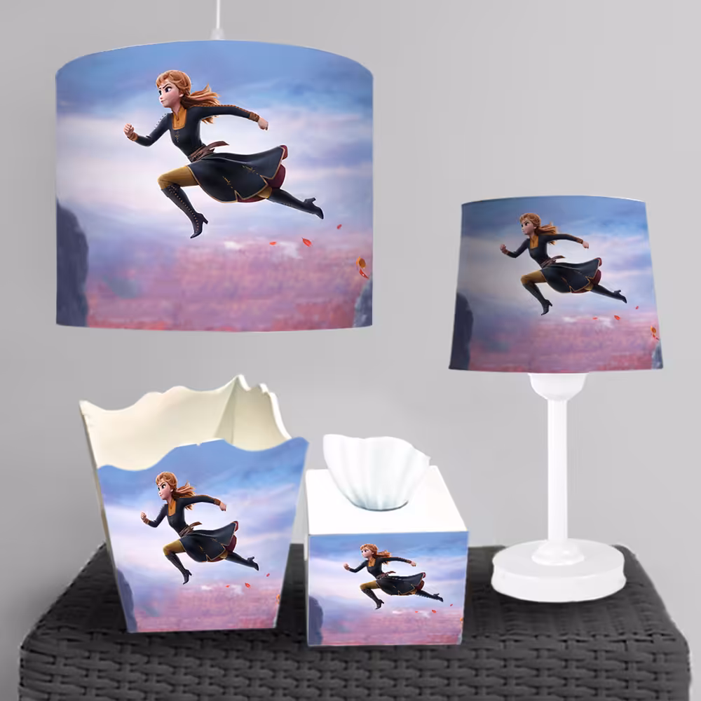 ست اکسسوری اتاق کودک طرح آنا درحال پرش BA-3881