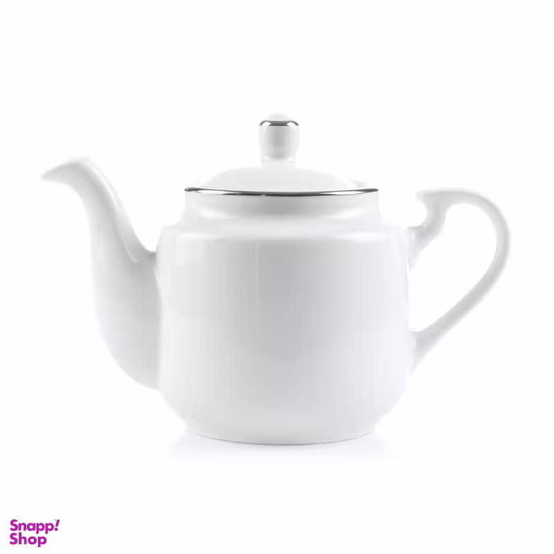 قوری چینی زرین مدل استوانه سمن