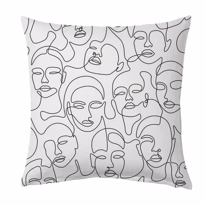 کاور کوسن کراس‌ماه طرح رخساره سایز 30 در 30 سانتی کد c2059