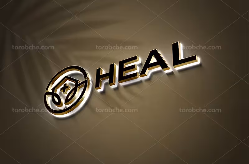 موکاپ لوگو نئونی لایه باز | گرافیک با طعم تربچه