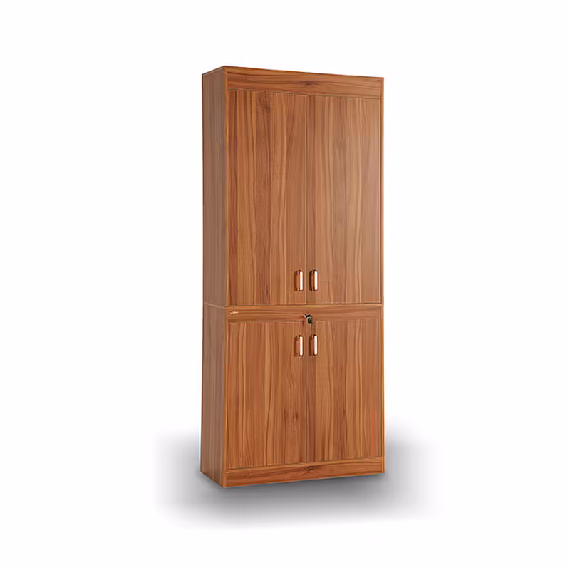 کتابخانه با درب تمام چوبی بنفشه 217