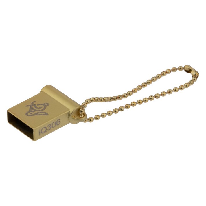 فلش iQ 306 Square 16GB رنگ طلایی