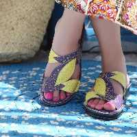 دمپایی طبی چرم زنانه