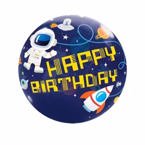 بادکنک فویلی گرد فضانورد