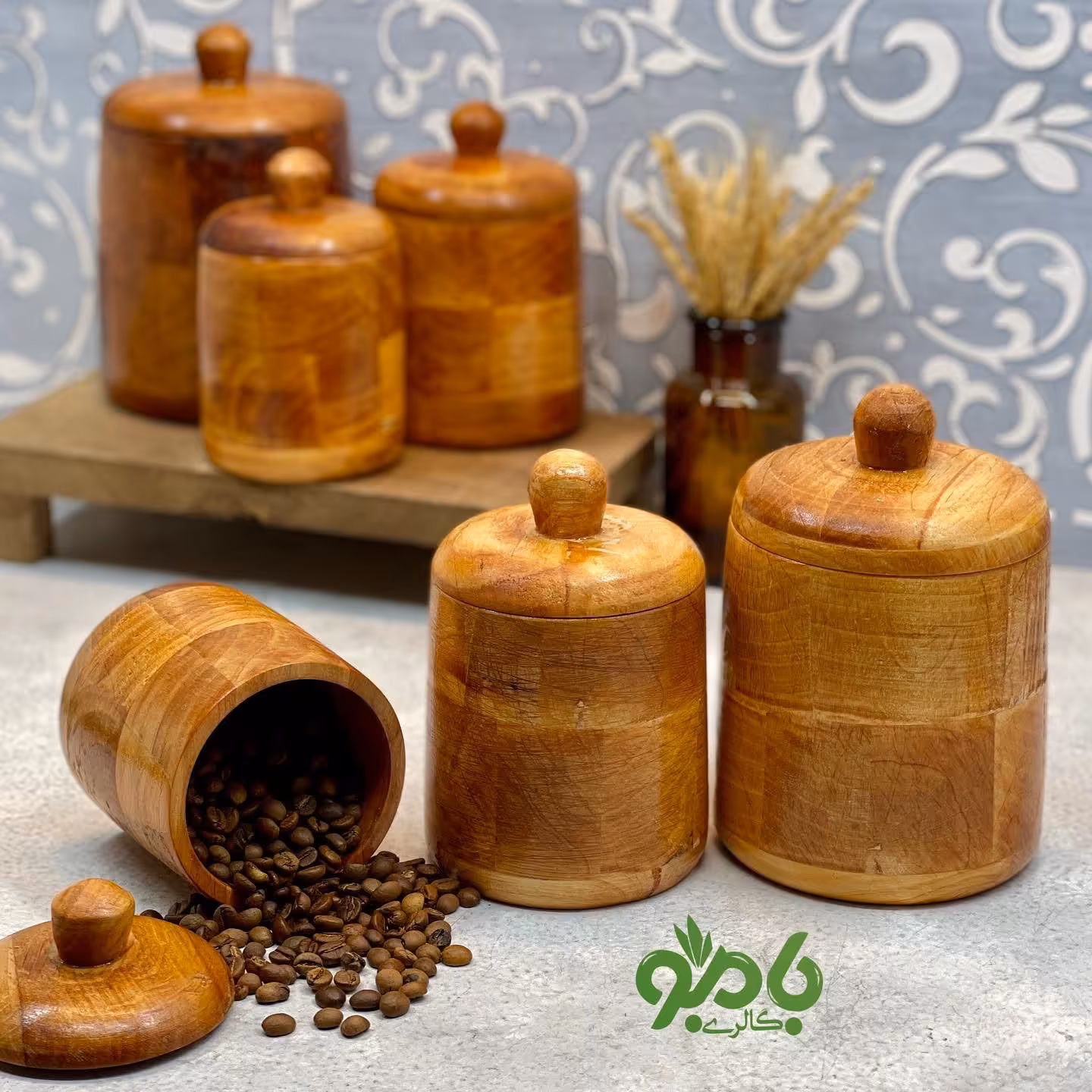 بانکه 3 سایز چوبی راش